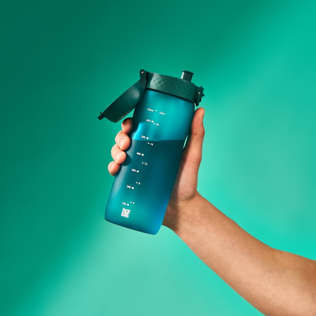 Leak Proof Kids Water Bottle, Recyclon™, Blue, 350ml (12oz) - ION8