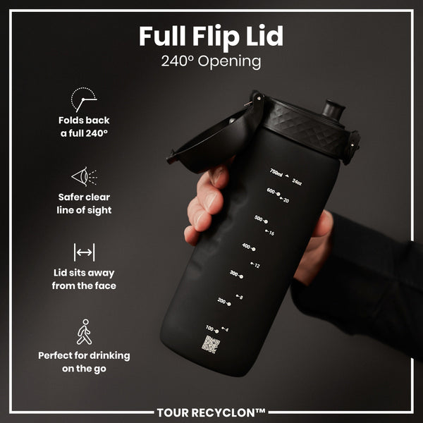 Bottle, Recyclon, Black, 750ml