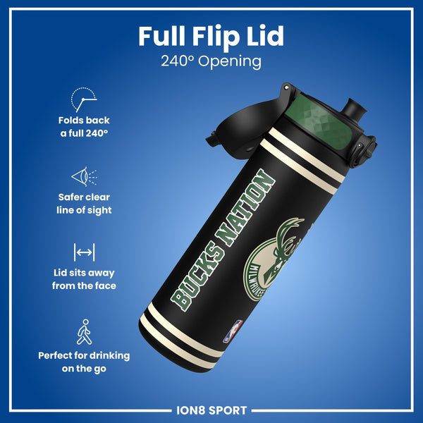 NBA x ION8, Recyclon, Milwaukee Bucks, 500ml (18oz)