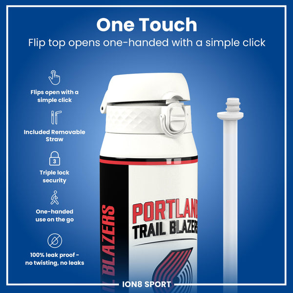 NBA x ION8, Insulated Steel Bottle, Portland Trailblazers, 750ml (24oz)
