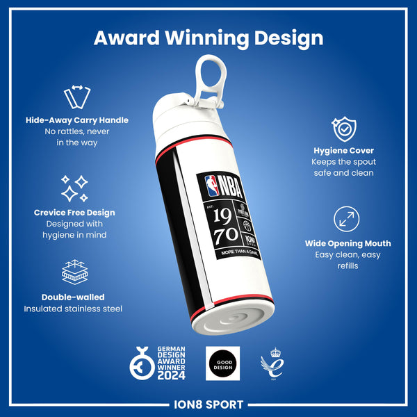 NBA x ION8, Insulated Steel Bottle, Portland Trailblazers, 750ml (24oz)