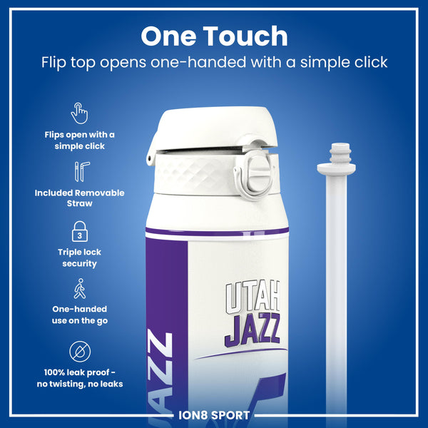 NBA x ION8, Insulated Steel Bottle, Utah Jazz, 750ml (24oz)