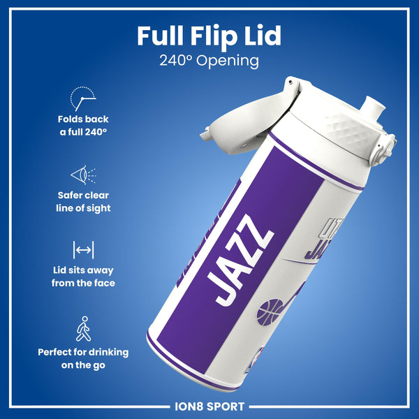 NBA x ION8, Insulated Steel Bottle, Utah Jazz, 750ml (24oz)