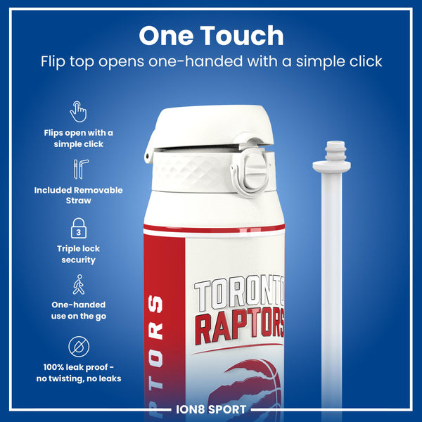 NBA x ION8, Insulated Steel Bottle, Toronto Raptors, 750ml (24oz)