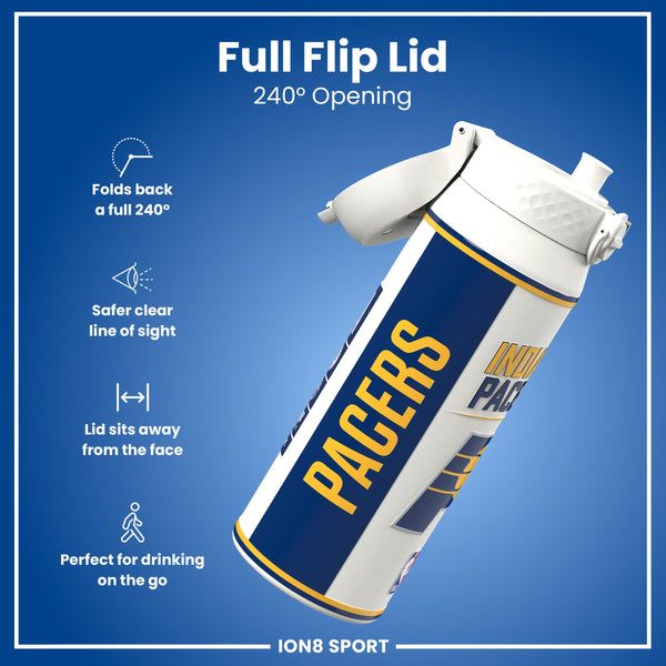 NBA x ION8, Insulated Steel Bottle, Indiana Pacers, 750ml (24oz)