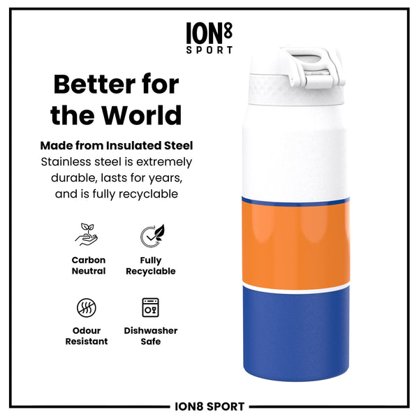 NBA x ION8, Insulated Steel Bottle, NY Knicks, 750ml (24oz)