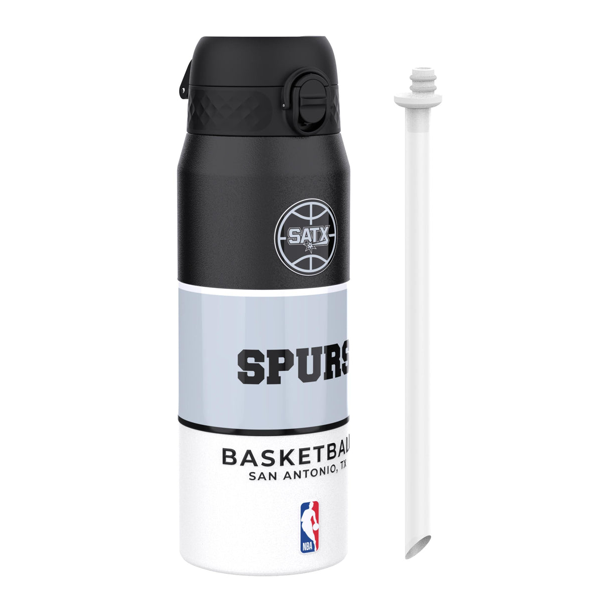 NBA x ION8, Insulated Steel Bottle, SA Spurs, 750ml (24oz)