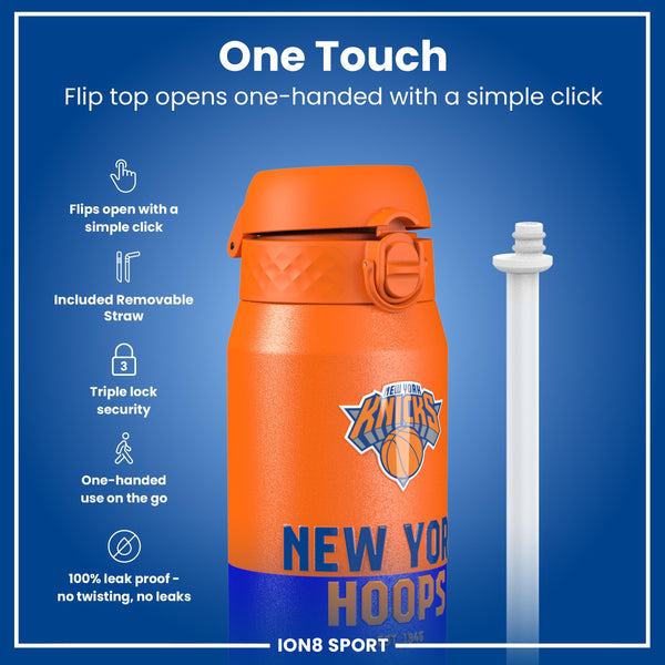NBA x ION8, Insulated Steel Bottle, NY Knicks, 750ml (24oz)