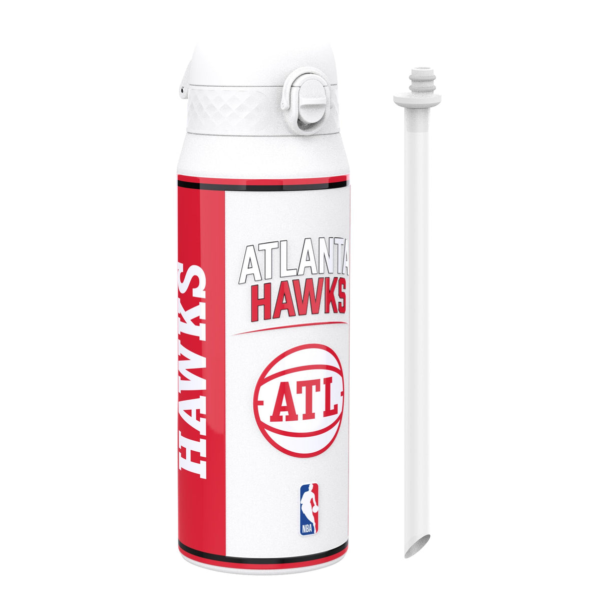 NBA x ION8, Insulated Steel Bottle, Atlanta Hawks, 750ml (24oz)