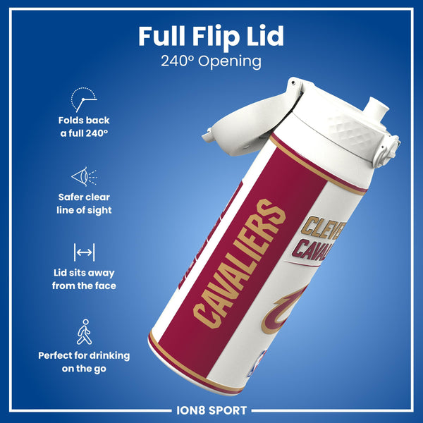 NBA x ION8, Insulated Steel Bottle, Cleveland Cavaliers, 750ml (24oz)