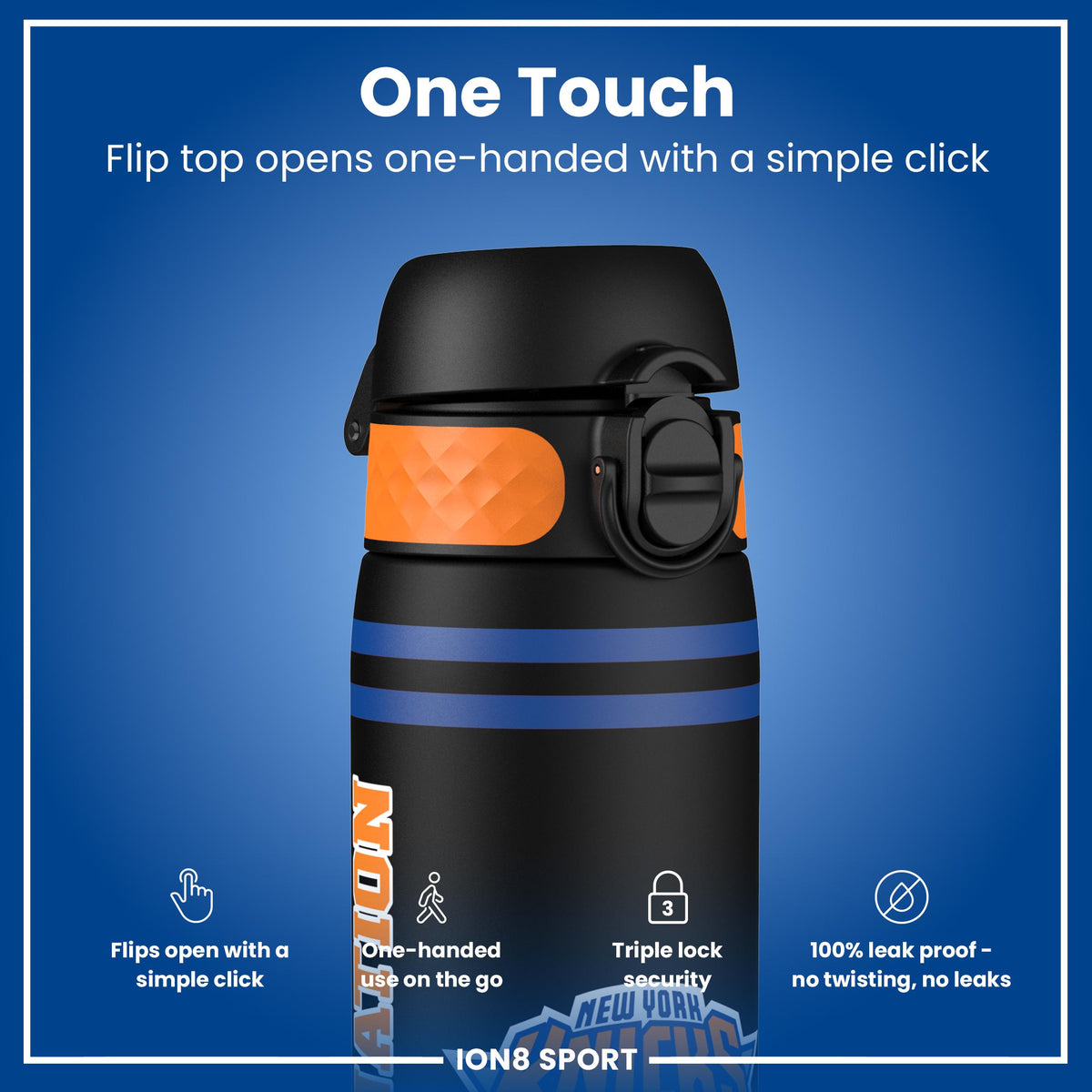 NBA x ION8, Recyclon, NY Knicks, 500ml (18oz)