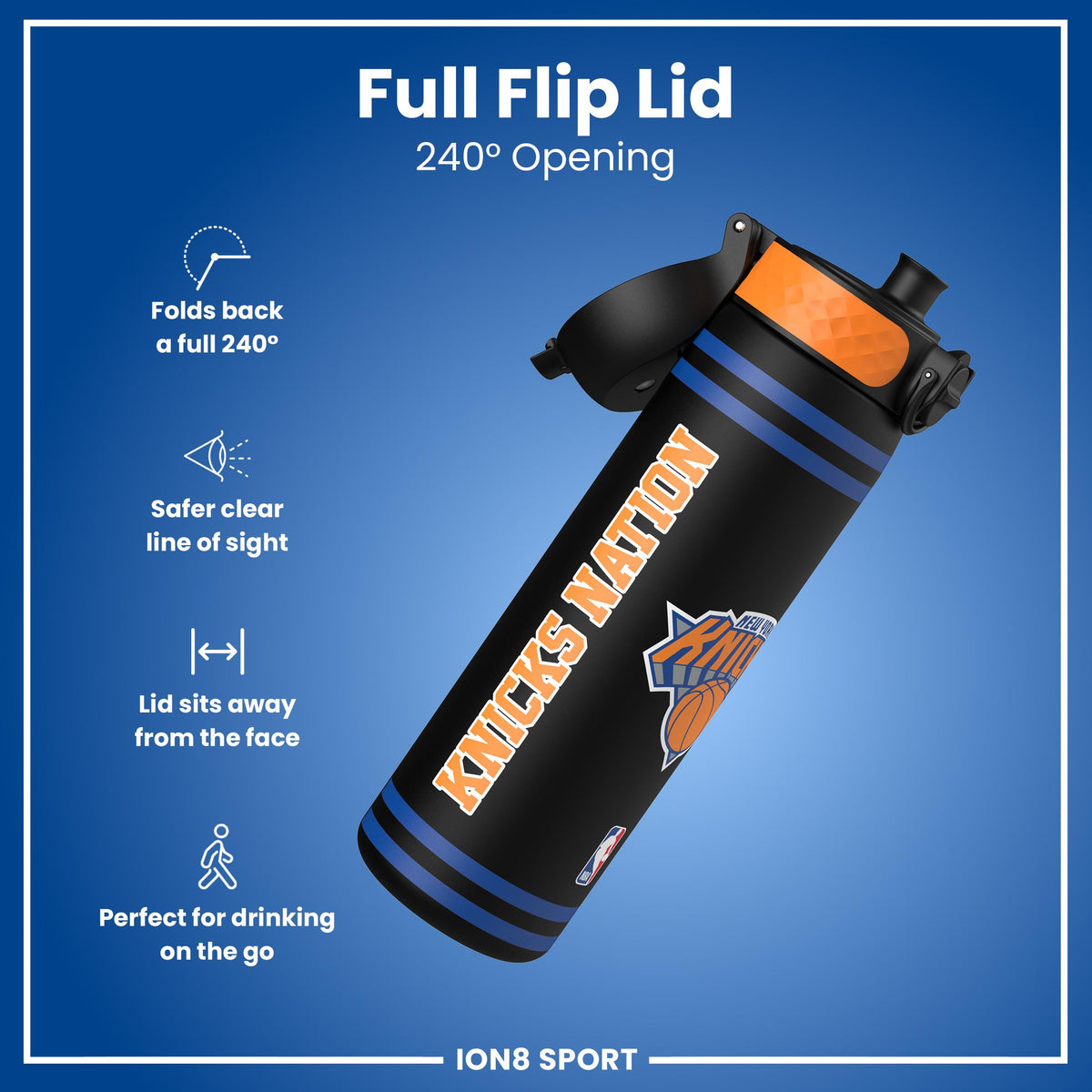 NBA x ION8, Recyclon, NY Knicks, 500ml (18oz)