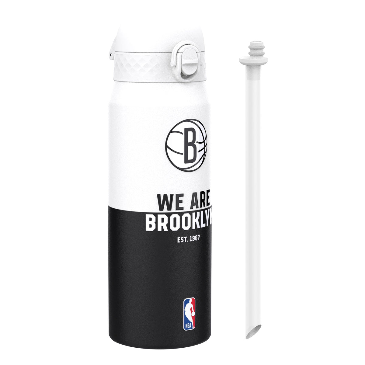 NBA x ION8, Insulated Steel Bottle, Brooklyn Nets, 750ml (24oz)