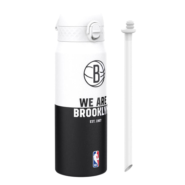 NBA x ION8, Insulated Steel Bottle, Brooklyn Nets, 750ml (24oz)