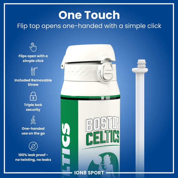 NBA x ION8, Insulated Steel Bottle, Boston Celtics, 750ml (24oz)