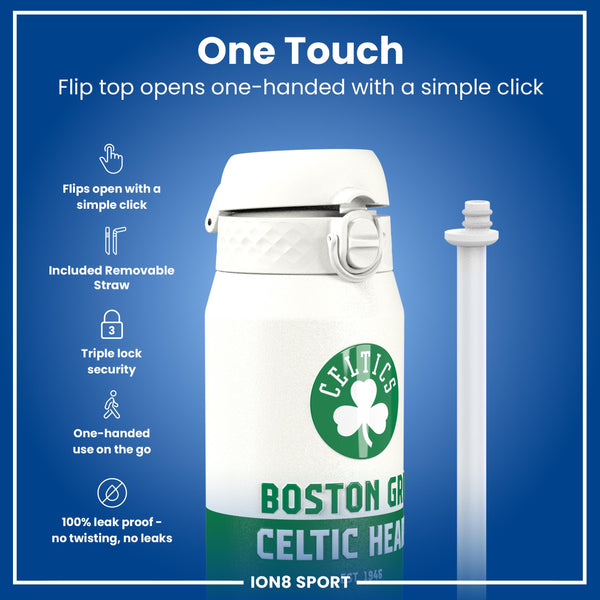 NBA x ION8, Insulated Steel Bottle, Boston Celtics, 750ml (24oz)