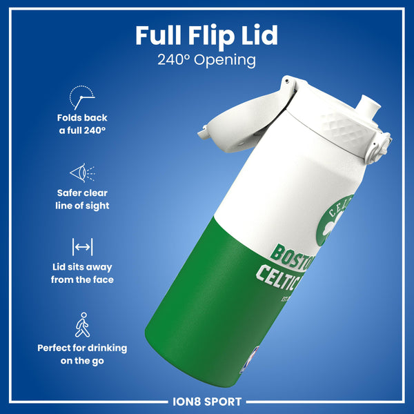 NBA x ION8, Insulated Steel Bottle, Boston Celtics, 750ml (24oz)