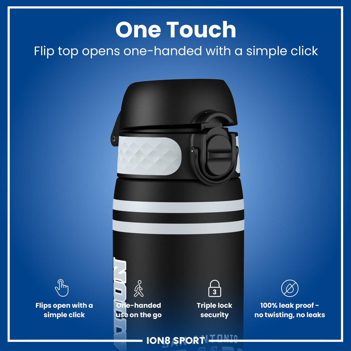 NBA x ION8, Recyclon, SA Spurs, 500ml (18oz)