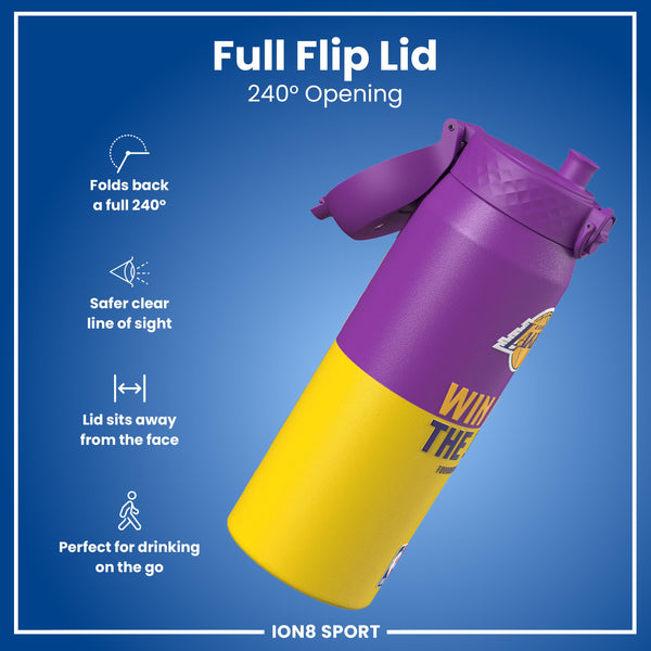 NBA x ION8, Insulated Steel Bottle, LA Lakers, 750ml (24oz)