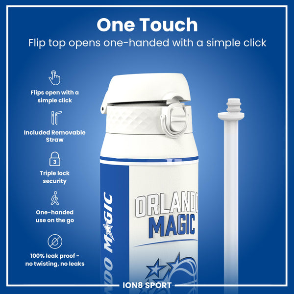NBA x ION8, Insulated Steel Bottle, Orlando Magic, 750ml (24oz)