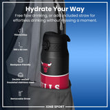 NBA x ION8, Insulated Steel Bottle, Chicago Bulls, 750ml (24oz)