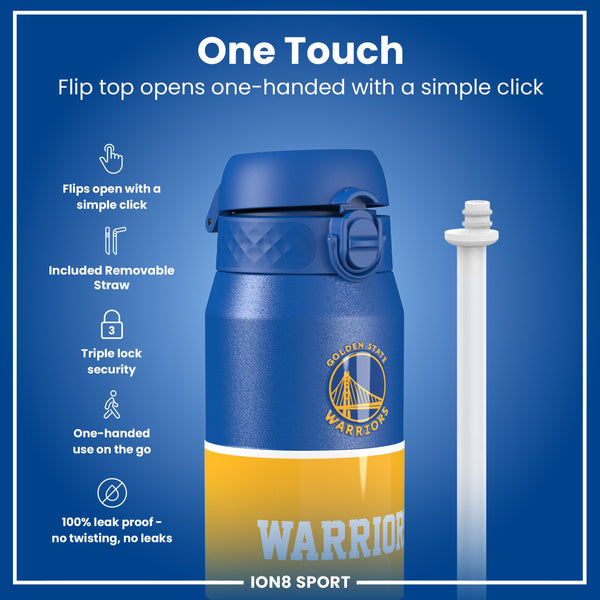 NBA x ION8, Insulated Steel Bottle, GS Warriors, 750ml (24oz)