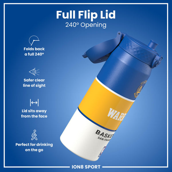 NBA x ION8, Insulated Steel Bottle, GS Warriors, 750ml (24oz)