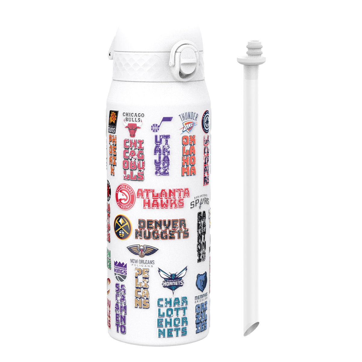 NBA x ION8, Insulated Steel Bottle, Patch Logos, 750ml (24oz)