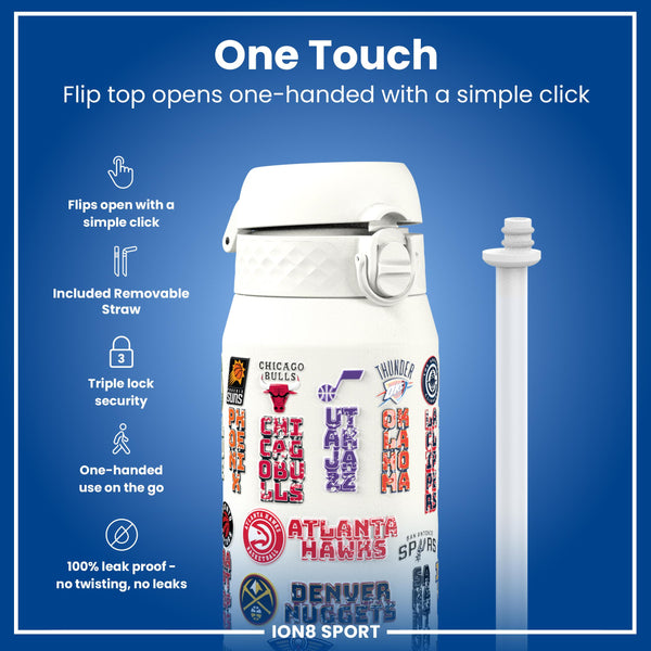 NBA x ION8, Insulated Steel Bottle, Patch Logos, 750ml (24oz)