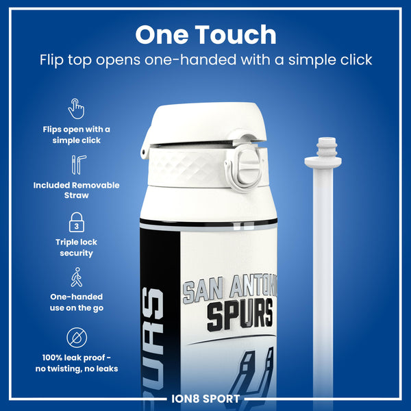NBA x ION8, Insulated Steel Bottle, SA Spurs, 750ml (24oz)