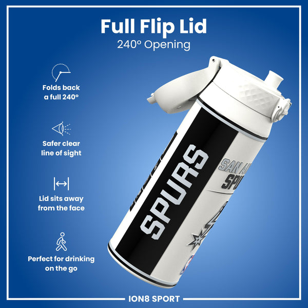 NBA x ION8, Insulated Steel Bottle, SA Spurs, 750ml (24oz)