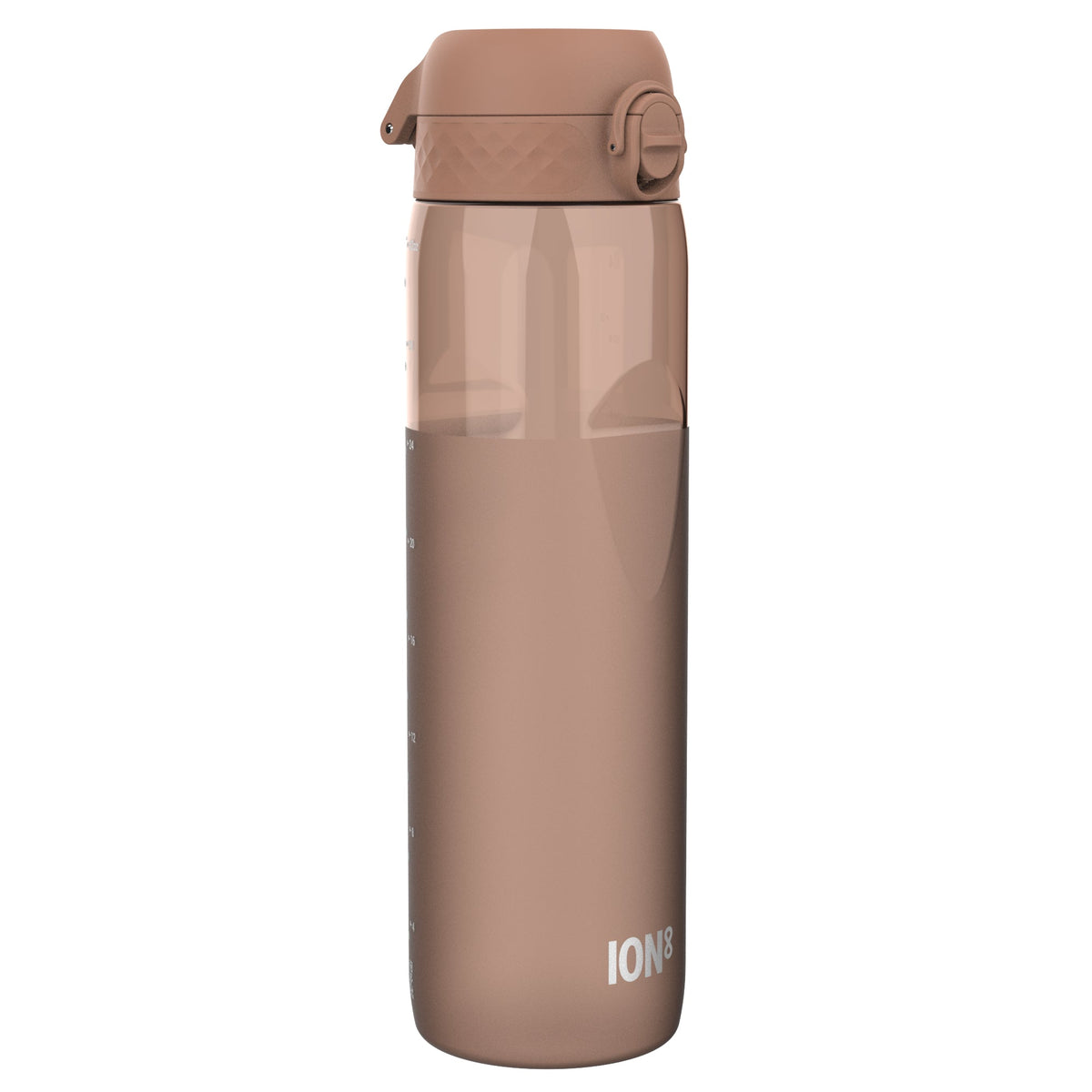 Leak Proof 1 litre Water Bottle, Recyclon, Half-Cut, Mocha, 1L