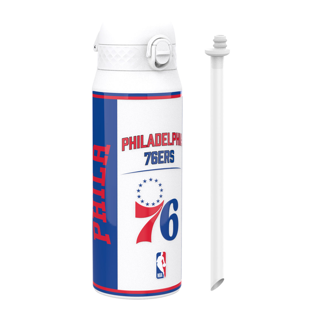 NBA x ION8, Insulated Steel Bottle, Philadelphia 76ers, 750ml (24oz)