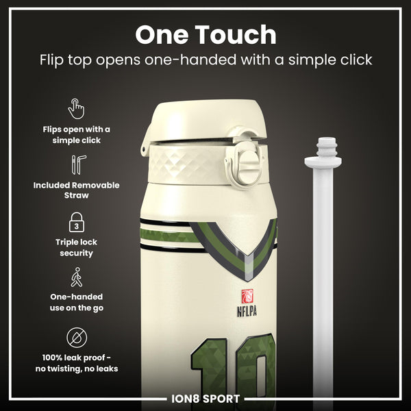 NFL x Ion8 Sports, Insulated Bottle, Icon Series, Bo Nix, 750ml (24oz)