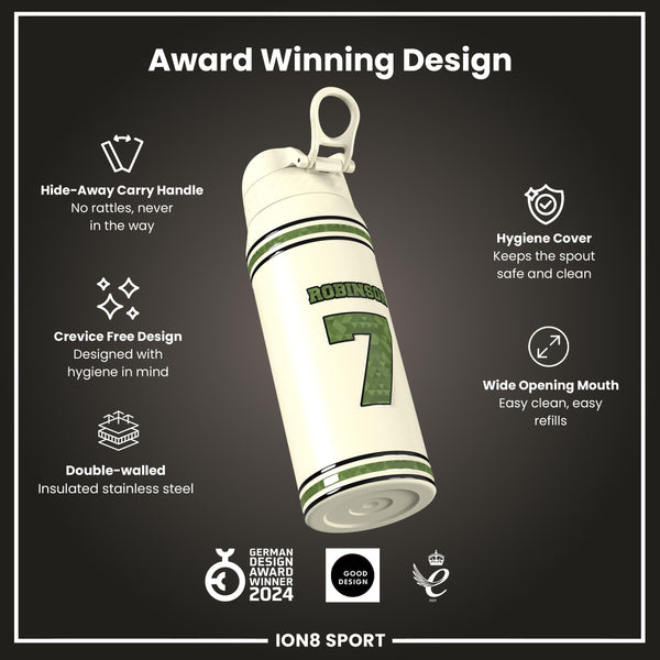 NFL x Ion8 Sports, Insulated Bottle, Icon Series, Bijan Robinson, 750ml (24oz)