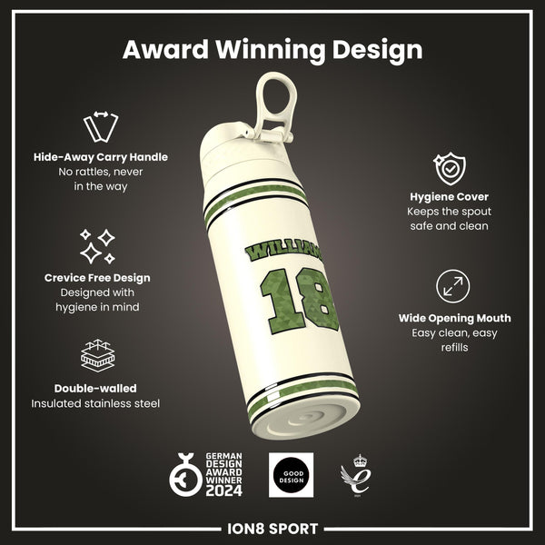 NFL x Ion8 Sports, Insulated Bottle, Icon Series, Caleb Williams, 750ml (24oz)