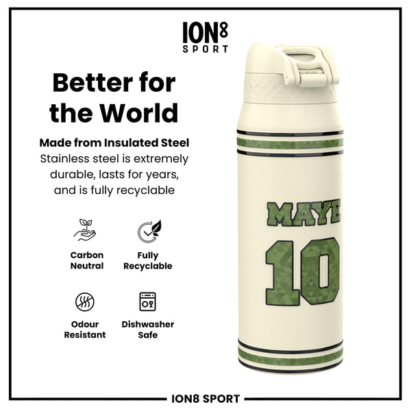NFL x Ion8 Sports, Insulated Bottle, Icon Series, Drake Maye, 750ml (24oz)