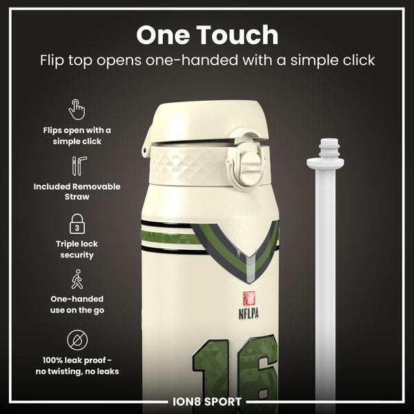 NFL x Ion8 Sports, Insulated Bottle, Icon Series, Trevor Lawrence, 750ml (24oz)