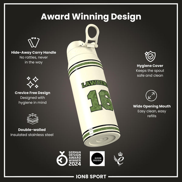 NFL x Ion8 Sports, Insulated Bottle, Icon Series, Trevor Lawrence, 750ml (24oz)