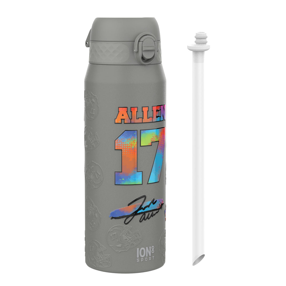 NFL x Ion8 Sports, Insulated Bottle, Signature Series, Josh Allen, 750ml (24oz)