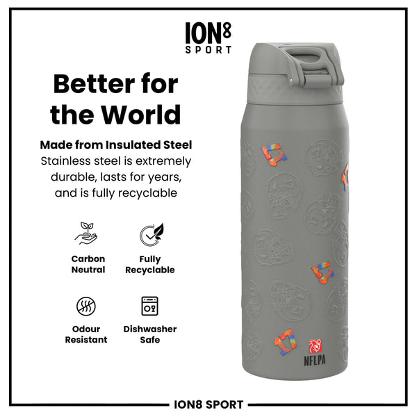 NFL x Ion8 Sports, Insulated Bottle, Signature Series, Josh Allen, 750ml (24oz)