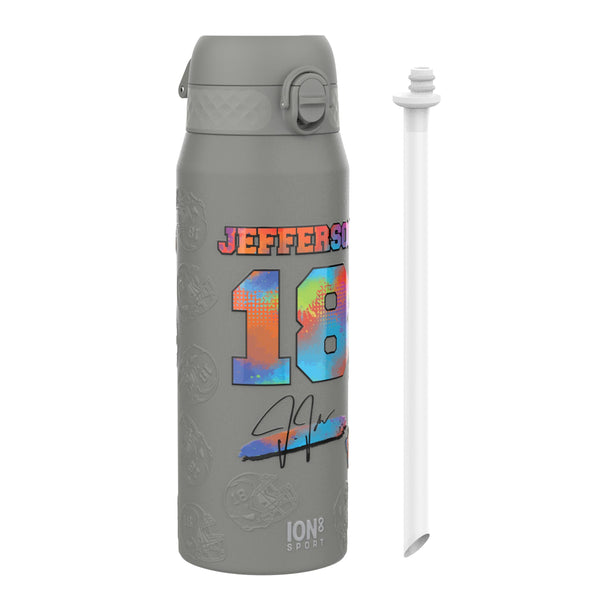 NFL x Ion8 Sports, Insulated Bottle, Signature Series, Justin Jefferson, 750ml (24oz)