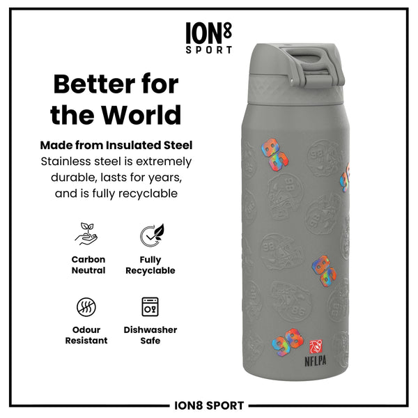 NFL x Ion8 Sports, Insulated Bottle, Signature Series, Maxx Crosby, 750ml (24oz)