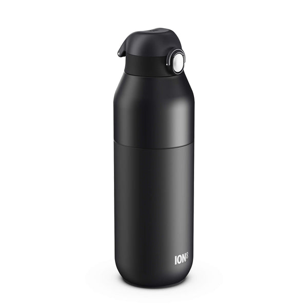 ION8 REVIVE Primo Water Bottle, Thermal Insulated Steel, Plus 910ml in Black