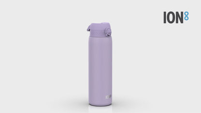 Leak Proof 1 Litre Thermal Water Bottle, Insulated, Light Purple, 1L