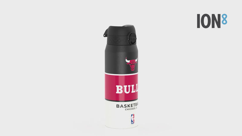 NBA x ION8, Insulated Steel Bottle, Chicago Bulls, 750ml (24oz)