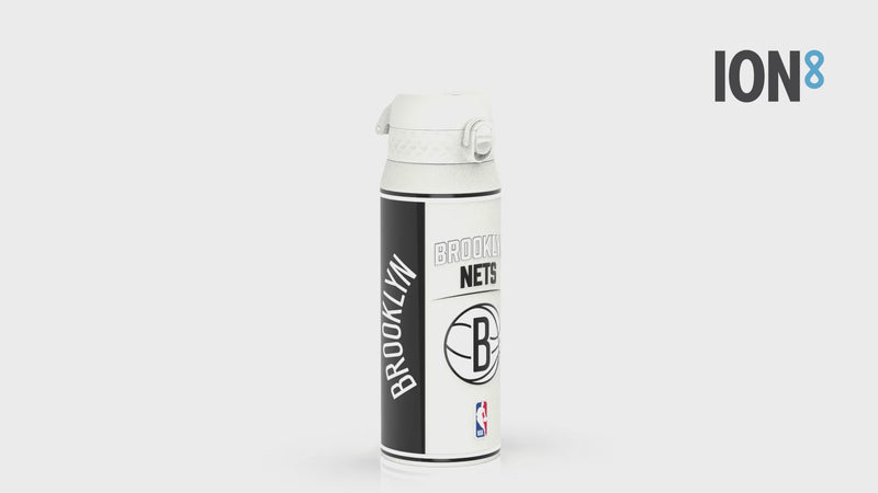 NBA x ION8, Insulated Steel Bottle, Brooklyn Nets, 750ml (24oz)