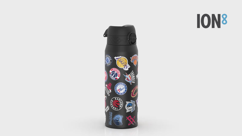 NBA x ION8, Insulated Steel Bottle, Multi Teams, 750ml (24oz)