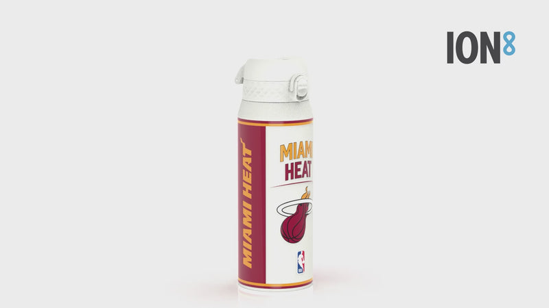 NBA x ION8, Insulated Steel Bottle, Miami Heat, 750ml (24oz)
