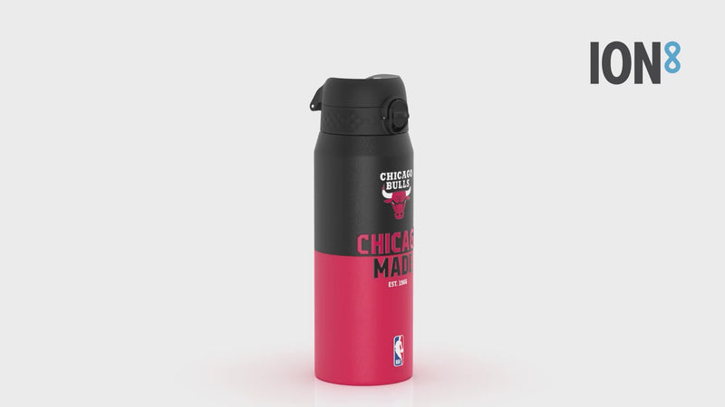 NBA x ION8, Insulated Steel Bottle, Chicago Bulls, 750ml (24oz)